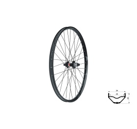 Kellys Valor 3 DSC R, 28/29" zapletené kolo zadní