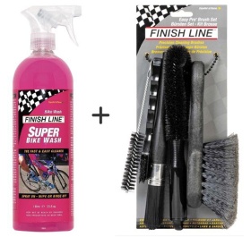 Bike Wash 1l + Easy Pro Brush sada kartáčů