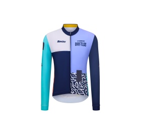 Trek Replika cyklistického termodresu s dlouhým rukávem Santini týmu Driftless